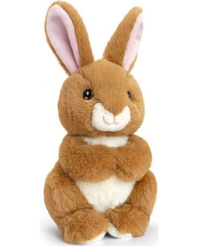 Eкологична плюшена играчка Keel Toys Keeleco - Зайче, 19 cm