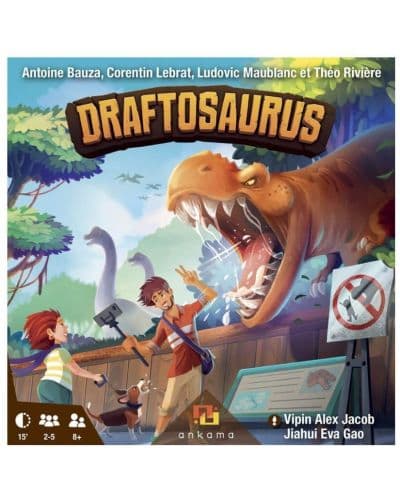 Настолна игра Draftosaurus - семейна