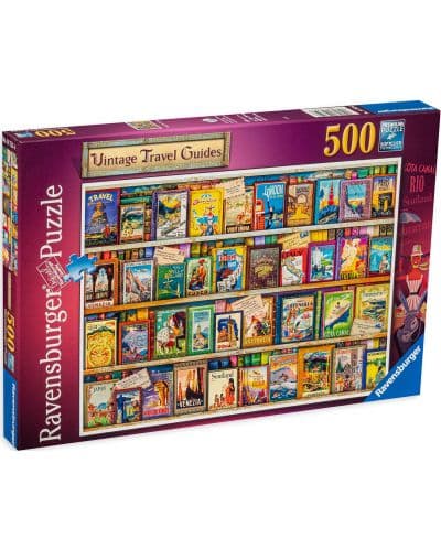 Пъзел Ravensburger от 500 части - Колаж на пътешественика