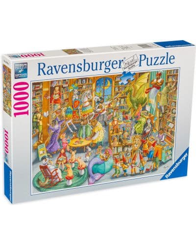 Пъзел Ravensburger от 1000 части - В библиотеката