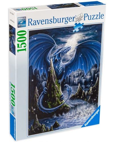 Пъзел Ravensburger от 1500 части - Черен дракон
