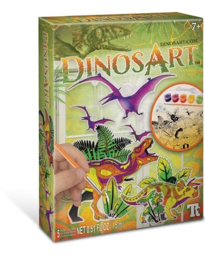 Комплект DinosArt - Оцвети фигурките на динозаври