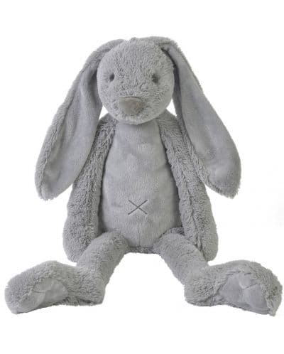 Мека играчка Happy Horse - Зайчето Richie, светлосиво, 58 cm