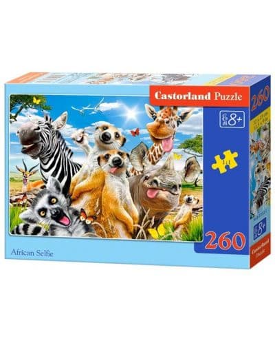 Пъзел Castorland от 260 части - Селфи с животни