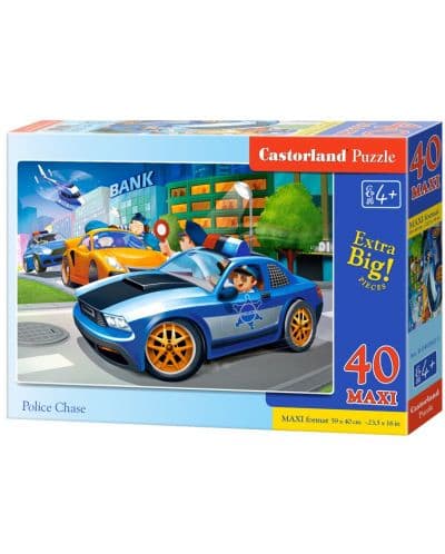 Пъзел Castorland от 40 XXL части - Полиция