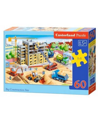 Пъзел Castorland от 60 части - Строителна дейност