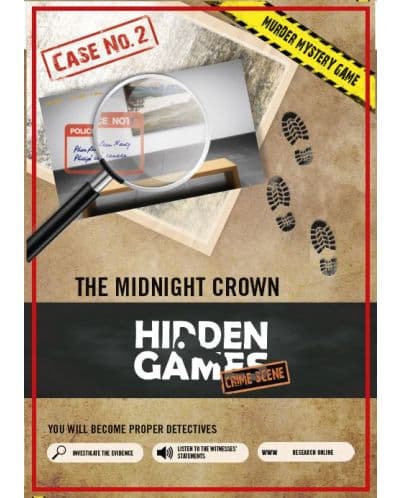 Настолна игра Hidden Games Crime Scene: The Midnight Crown - Тематична