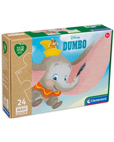 Пъзел Clementoni от 24 XXL части - Дъмбо