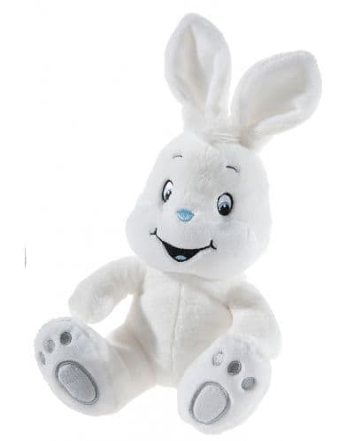 Плюшена играчка Heunec - Зайче, бяло, 23 cm