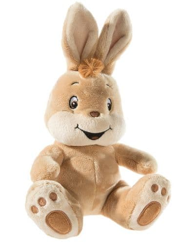 Плюшена играчка Heunec - Зайче, кафяво, 23 cm