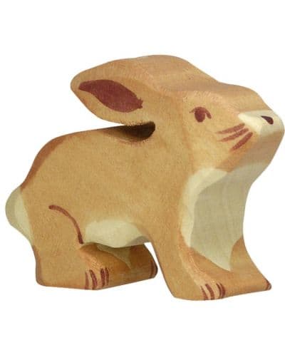 Дървена фигурка Holztiger - Малък заек